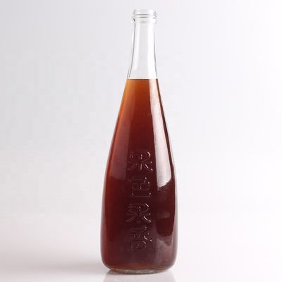 Fles Kleur Helder Super Flint Glas 750 ml Saft Glas Fles met Aluminium Deksel
