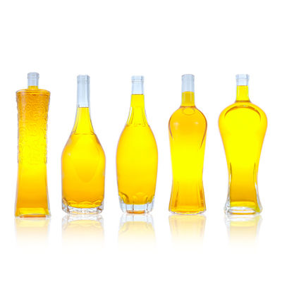 Custom Cap 500ml 700ml 750ml unieke glasfles voor rum vodka whisky tequila gin