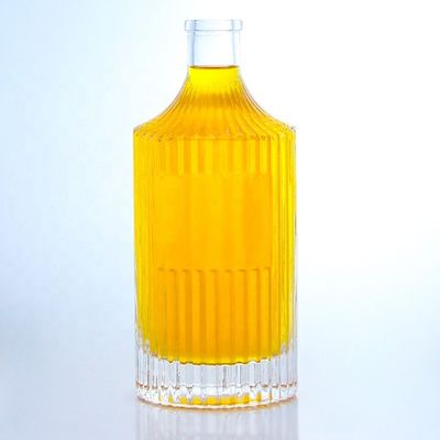 500 ml 750 ml 1000 ml transparante lege glazen fles voor wodka gin rum whisky brandy