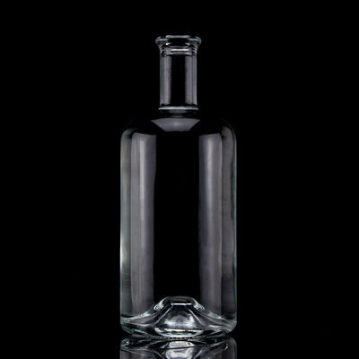Glasfles voor drank 750 ml capaciteit Zuur etsen Oppervlakte glasmateriaal