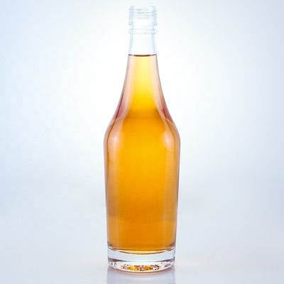 750 ml Brandy of Whisky glasfles Verpakking met uniek ontwerp en zuur etch oppervlak