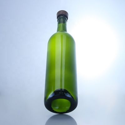 700 ml antieke groene glazen fles voor gedistilleerde dranken