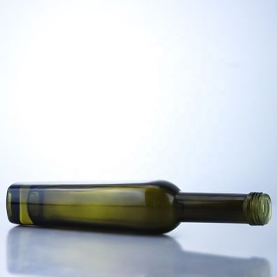 375 ml donkergroene olijfolie glasflessen zuur etsen oppervlakte hantering en hoge kleur