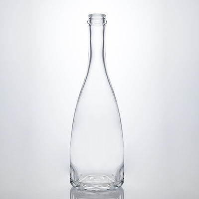 Glasork verzegelde Super Flint Spear Spirits fles voor Whisky Vodka Tequila Gin Rum