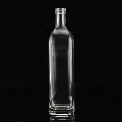 500 ml vierkante glazen fles extra maagdelijke olijfolie met aangepaste oppervlaktebehandeling