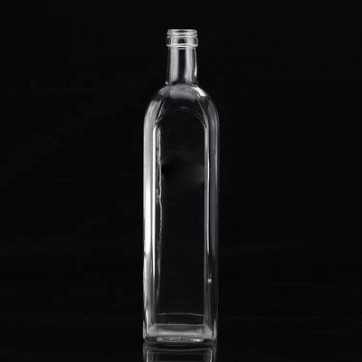 500 ml vierkante glazen fles extra maagdelijke olijfolie met aangepaste oppervlaktebehandeling