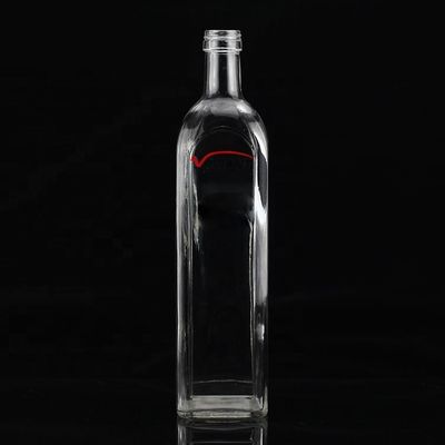 500 ml vierkante glazen fles extra maagdelijke olijfolie met aangepaste oppervlaktebehandeling