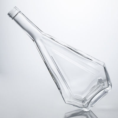 Glasfles verpakking voor drank Brandy Vodka Whisky Gin Rum 700ml 750ml Custom Design