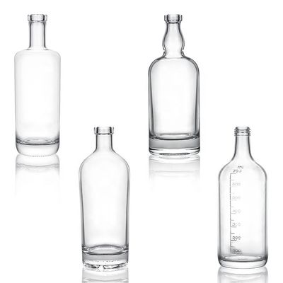 CROWN CAP Afdichting 200 ml heldere ronde glazen flessen voor koolzuurhoudende dranken in bulk
