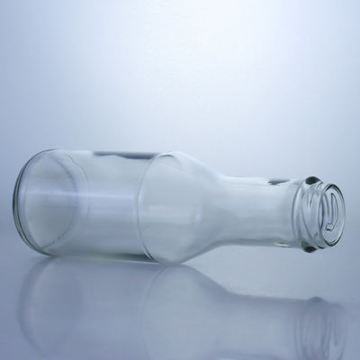 Duidelijke flint glasfles voor melk sap salade chili saus ketchup 300 ml 500 ml 700 ml