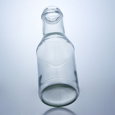 Duidelijke flint glasfles voor melk sap salade chili saus ketchup 300 ml 500 ml 700 ml