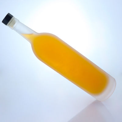 Glasbasismateriaal 12 oz High Flint Beverage Water Beer Glasfles Met Aluminium Cap