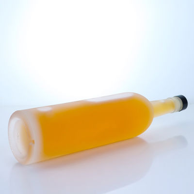 Glasbasismateriaal 12 oz High Flint Beverage Water Beer Glasfles Met Aluminium Cap