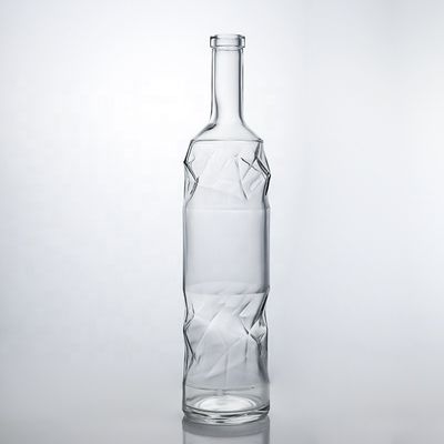 Duidelijke Super Flint Glasflessen 750 ml voor Gin Rum Whisky en Wijn