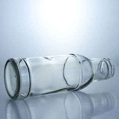 Warm 90-500 ml grote glasfles voor kruiden, kruiden met metalen deksel