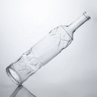 Duidelijke Super Flint Glasflessen 750 ml voor Gin Rum Whisky en Wijn