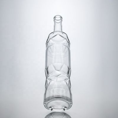 Duidelijke Super Flint Glasflessen 750 ml voor Gin Rum Whisky en Wijn