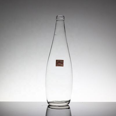 Glaskraag Olijfolieverpakkingsflessen met een veelhoekig ontwerp en een kurkdoek