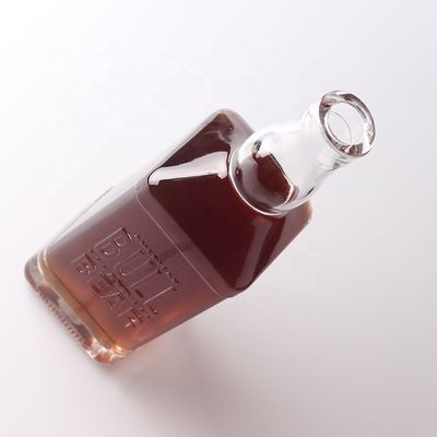Kettingmateriaal Glas 500 ml 700 ml geïmprimeerde doorzichtige fles voor Whisky Rum Gin Brandy