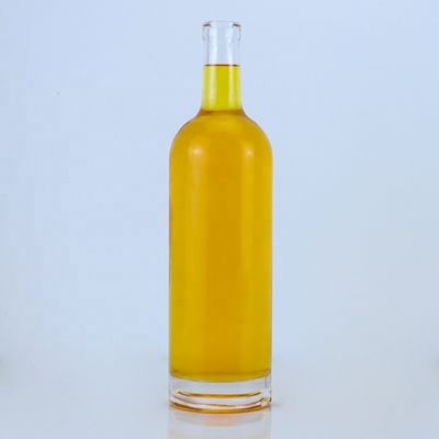 Duidelijke of op maat gemaakte glazen fles Uniek 700 ml 750 ml voor Whiskey Tequila Brandy Rum Gin