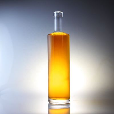 750 ml Vodka glasfles met kurk en unieke cilindervorm in uniek ontwerp