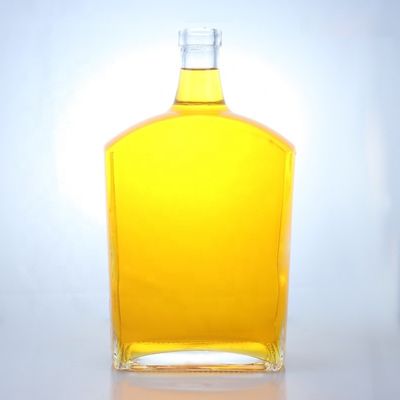 Op maat gemaakte 375 ml 500 ml 700 ml 750 ml Super Flint Glasfles voor Gin Vodka Tequila Rum