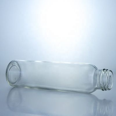 Metalen schroefkap 150 ml 250 ml 350 ml 500 ml heldere glazen fles voor koud geperst sap