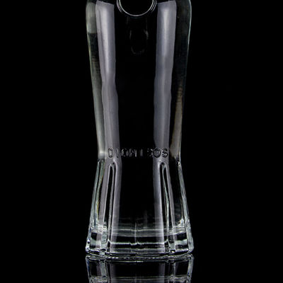 500ml700ml750ml helder Whisky fles met Super Flint Glass Custom gesneden uniek ontwerp