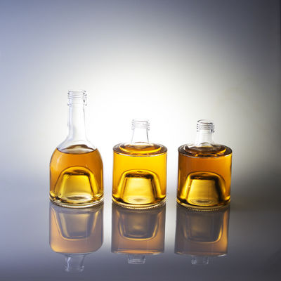 Glas lichaam nieuwste model Mini Liquor Whisky fles met Aluminium Cap 50ml 100ml 200ml