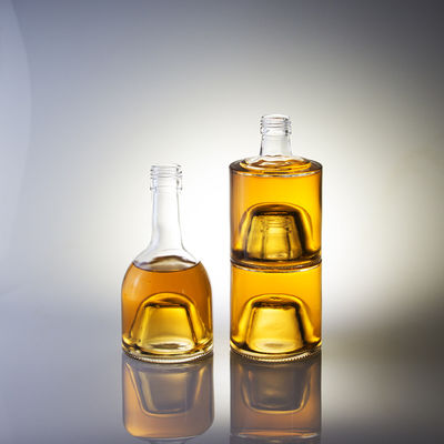 Glas lichaam nieuwste model Mini Liquor Whisky fles met Aluminium Cap 50ml 100ml 200ml