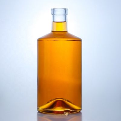 Aviabele heldere ovale fles wijnfles 500 ml 700 ml 750 ml met kurken voor dranken