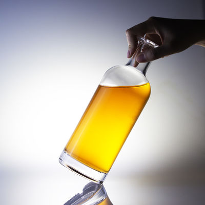 Glad doorzichtig glas lege fles 1 liter wodka flessen aanpasbaar en duurzaam