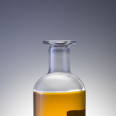 Glad doorzichtig glas lege fles 1 liter wodka flessen aanpasbaar en duurzaam
