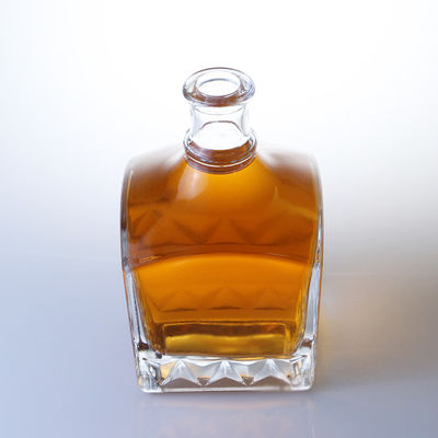 Whisky Glasfles Vierkante Pop 750 ml voor traditionele Whisky Selectie