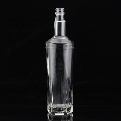 Gravureerde oppervlakte 750 ml glazen fles voor industriële en glazen kraag in Mexico Tequila
