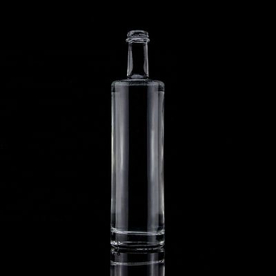 Uniek ontwerp 750 ml lange hals lege vodka glazen fles met schroefdeksel super flint glas