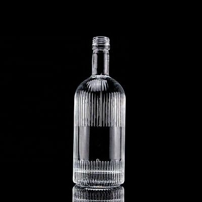 500 ml 700 ml SCREW CAP Super Flint Glass lege whiskeyfles voor design klassiek rond