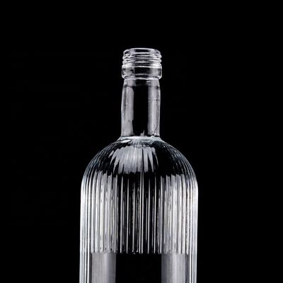 500 ml 700 ml SCREW CAP Super Flint Glass lege whiskeyfles voor design klassiek rond