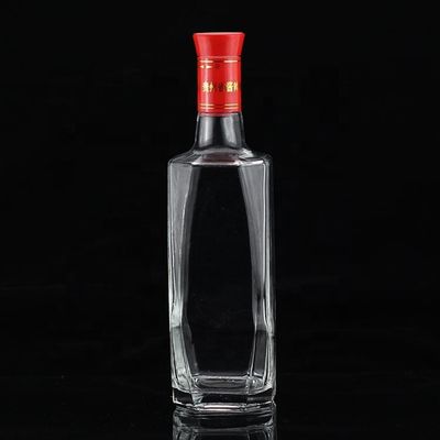 Gravureerde oppervlakte 750 ml glazen fles voor industriële en glazen kraag in Mexico Tequila