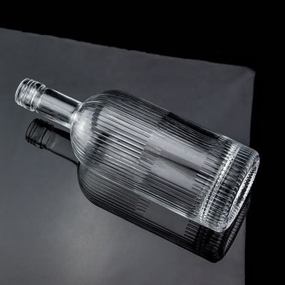 500 ml 700 ml SCREW CAP Super Flint Glass lege whiskeyfles voor design klassiek rond