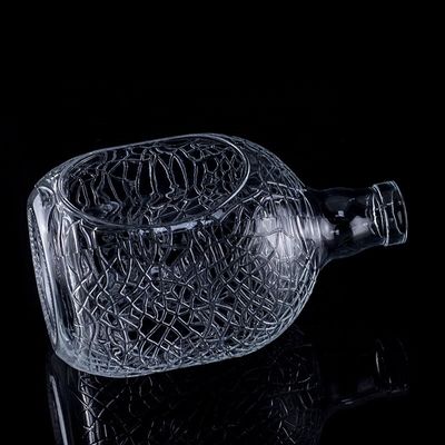 Glas Ronde Gesneden 700 ml 750 ml Vodka Glasfles Wijnfles Met Cork Versiegeling Type