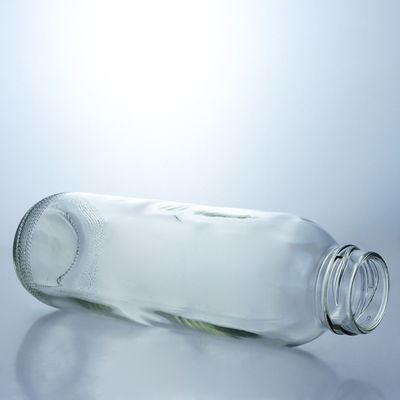 Kraag materiaal Glas 350 ml Ronde glasfles met uniek logo