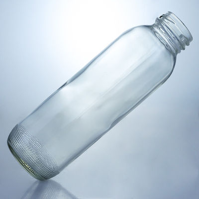 Kraag materiaal Glas 350 ml Ronde glasfles met uniek logo
