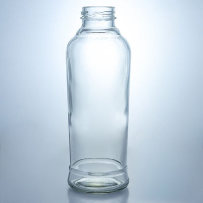Tea cylindrical 420 ml glas drank flessen met kurk dop en cilindrische vorm
