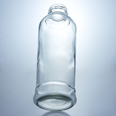 Tea cylindrical 420 ml glas drank flessen met kurk dop en cilindrische vorm