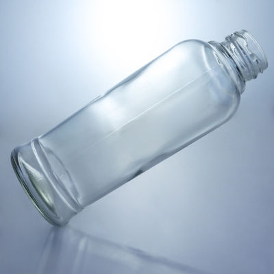 Tea cylindrical 420 ml glas drank flessen met kurk dop en cilindrische vorm