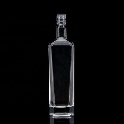 Glas Whisky fles Vierkante 700 ml Dikke bodem 750 ml 500 ml Tequila flessen voor gedistilleerde dranken