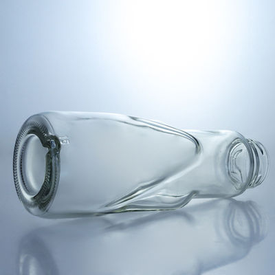 Fles Kleur Helder 360 ml glazen fles voor melk sap koffie schroefdeksel