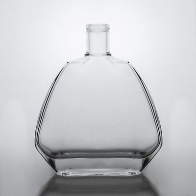 Gepersonaliseerde vorm Acceptabel glazen drankfles voor brandy Tequila Gepersonaliseerd logo Acceptabel