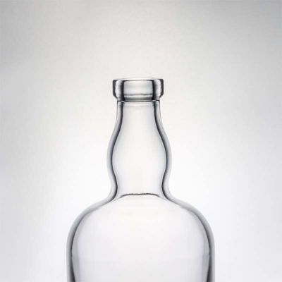 500 ml 700 ml 1000 ml ronde flintglasfles met kurk voor andere dranken